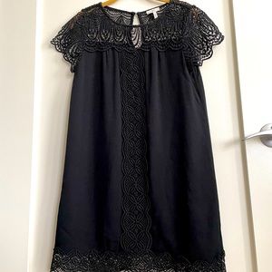 Joie black mini dress XXS